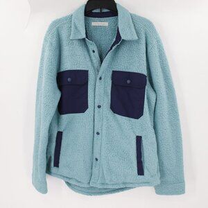 Outerknown Shirt Jacket Mens Large Skyline Sherpa Fleece Snap Hiking Outdoor